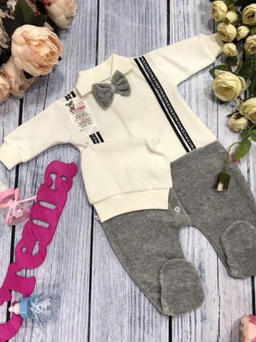 Купить оптом 109. Комбинезон с шапкой,100% хлопок интерлок в Евпатории