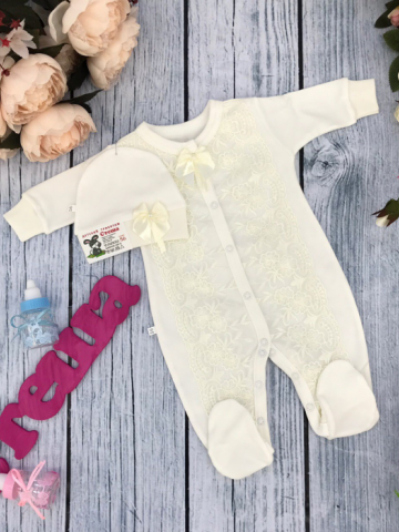 Купить оптом 216-М. Комбинезон с шапкой,100% хлопок интерлок в Евпатории